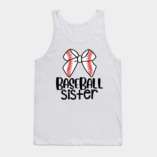 Baseball Sister Sport Fan Baseball Lover Tank Top